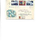 Hungary -  First Day Cover 1969 Circulated To Romania -   Cosmos - Space Exploration  Soiuz 4 And Soiuz 5 - FDC