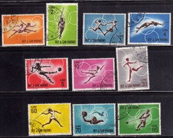 REPUBBLICA DI SAN MARINO 1963 PREOLIMPICA VERSO TOKIO SERIE COMPLETA COMPLETE SET USATA USED OBLITERE' - Used Stamps