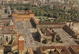 CARTOLINA  TORINO,PIEMONTE-PANORAMA PIAZZA CASTELLO-STORIA,MEMORIA,CULTURA,RELIGIONE,BELLA ITALIA,NON VIAGGIATA - Multi-vues, Vues Panoramiques