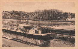 Champagne Sur Seine * Péniche " CITERNA PARIS " Batellerie * L'écluse * Barge Chaland Péniches - Champagne Sur Seine