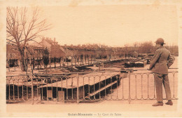 St Mammès * Le Quai De Seine , Bateau Lavoir * Bateaux Lavoirs - Saint Mammes