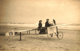 Pornichet * Carte Photo 1914 * Aviation * Avion N°19 Et Aviateur * Photographe Félix Lahore - Pornichet