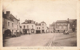 Guémené Penfao * La Place Simon Et L'église * Café - Guémené-Penfao