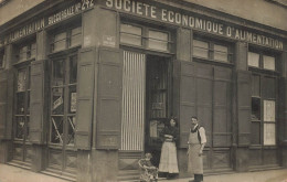 Lyon 4ème * Carte Photo * Commerce Magasin Société Economique D'Alimentation Succursale N°242 , Rue Duviard - Lyon 4