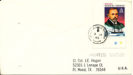 British Antarctic Cover Sent To USA 3-1-1983 Single Franked Otto Nordenskjold Antarctic - Lettres & Documents