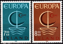 ICELAND / ISLAND 1966 EUROPA. Complete Set, MNH - 1966