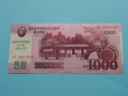 1000 Won 2008 (1948-2018) > N° 0063930 ( For Grade, Please See Photo ) UNC > North Korea ! - Korea, North