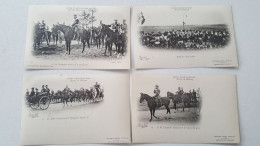 Fêtes Franco-russes , Revue De Bétheny ,  Lot De 8 Cartes , Dos 1900 - Sonstige & Ohne Zuordnung