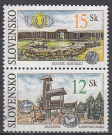 SLOVAKIA 391-392,used,falc Hinged - Gebraucht