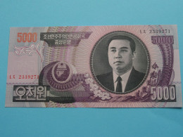 5000 Won 2006 ( For Grade, Please See Photo ) UNC > North Korea ! - Corea Del Norte