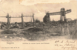 BELGIQUE - Soignies - Carrière Du Nouveau Monde - Pont Roulant - Carte Postale Ancienne - Soignies