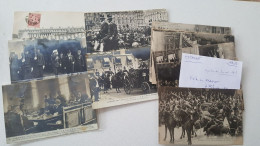 Visite En France D'alphonse XIII  , 16 Cartes Et Cartes Photos - Familles Royales