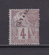 GUYANE FRANCAISE 1881 TIMBRE N°18 NEUF AVEC CHARNIERE DEESSE ASSISE - Neufs