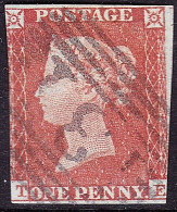 GREAT BRITAIN 1841 QV 1d Red-Brown Plate No 86 Or 137 Or 155 SG8 CV £25 Postmark Limber (Lincs) - Usati