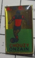 911c Pin's Pins / Beau Et Rare / SPORTS / CLUB FOOTBALL A.C. CHOUZY ONZAIN - Calcio