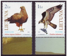 LITUANIE LITHUANIA LIETUVA 2000 - 2v. - MNH - Raptors - Eagles - Birds Of Prey - Osprey - Sea Hawk - Rapaces - Aigles - - Aigles & Rapaces Diurnes