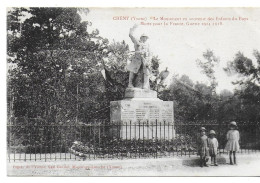 Cheny - Le Monument En Souvenir Des Enfants Du Pays Morts Pour La France... - Cheny