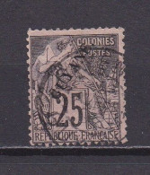 GUYANE FRANCAISE 1881 TIMBRE N°23 OBLITERE DEESSE ASSISE - Oblitérés