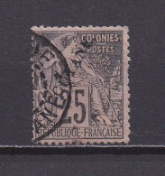 GUYANE FRANCAISE 1881 TIMBRE N°23 OBLITERE DEESSE ASSISE - Oblitérés