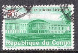 Kinshasa Congo 1964 Single 3f Stamp From The Definitive Set  National Palace, Leopoldville  In Fine Used. - Used Stamps