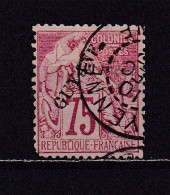 GUYANE FRANCAISE 1881 TIMBRE N°27 OBLITERE DEESSE ASSISE - Oblitérés