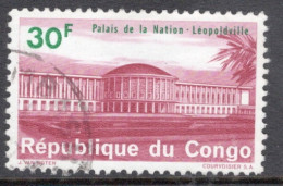 Kinshasa Congo 1964 Single 30f Stamp From The Definitive Set  National Palace, Leopoldville  In Fine Used. - Usati