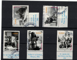 YT 3516/3523 OBLITERE AVEC VIGNETTE DESCRIPTIVE ( Lot  8 ) - Usados