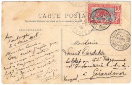 Congo - Congo Français - Cachet Brazzaville-Plaines - Double Affranchissement Congo Français & Congo Belge - Factorerie - Cartas & Documentos