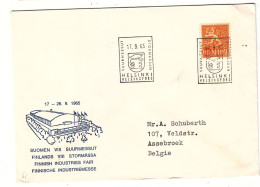 Finlande - Lettre De 1965 - Oblit Helsinki - Foire Industiëlle à Stormässa - - Covers & Documents