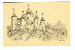 NATUURPARK DE EFTELING  Kasteel Van Doornroosje  Naar Ontwerpen Van Anton Pieck - Pieck, Anton