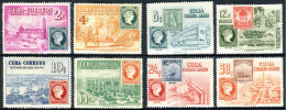 Cuba 1955 Correo 422/25+ae 108/11 **/MNH 100º Aniv. Del Sello De Antillas 1955  - Ungebraucht