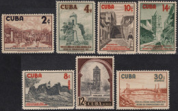 Cuba 1957 Correo 470/73+AE 175/77 **/MNH A Beneficio Del Fondo De Pensiones De  - Neufs