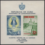 Cuba 1956 Hojas Bloque 15 **/MNH Nuestra Señora De La Caridad Del Cobre.  - Ongebruikt