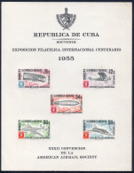 Cuba 1955 Hojas Bloque 14 **/MNH Exposicion Habana 1955  - Nuevos