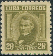 Cuba 1957 Correo 409 */MH Serie Basica / Patriotas.  - Neufs