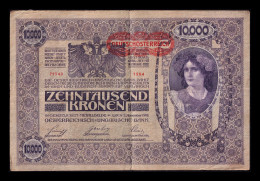 Austria 10000 Kronen 1918 (1919) Pick 65 - Oesterreich