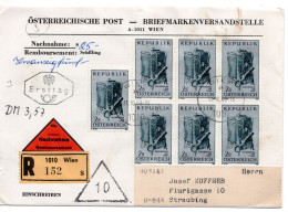 70968 - Österreich - 1969 - 7@S2 Sparbuechse MiF A R-NN-Bf WIEN -> Westdeutschland - Briefe U. Dokumente