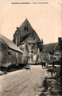 Fontaines-en-Sologne Route De Courmemin Loir-et-Cher Cpa Voyagée En 1935 Manque Timbres Au Dos En B.Etat - Autres & Non Classés