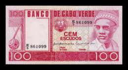 Cabo Cape Verde 100 Escudos 1977 Pick 54 Sc Unc - Cape Verde
