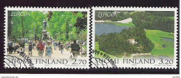 1999 Finnland   Mi. 1474-5  Used   Europa: Natur- Und Nationalparks - Oblitérés