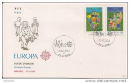 1989 Türkei Mi. 2854-6 FDC  Europa - FDC