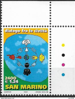 2001 San Marino  Mi. 1979 **MNH  Internationales Jahr Für Den Dialog Der Zivilisationen - Joint Issues