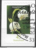 2011  Deutschland  Germany  Mi. 2851  FD- Used  Bonn   Blumen Maiglöckchen (Convallaria Majalis). - Gebraucht