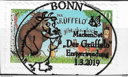 2019 Deutschland Germany Mi. 3452 FD-used Bonn  Booklet Stamp   20 Jahre Kinderbuch „Der Grüffelo“ - Gebraucht