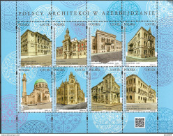 2019 Polen Mi. 5117-24 **MNH Werke Ponischer Architekten In Baku Aserbeidschan - Nuovi