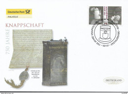 2010  Deutschland  Germany Mi. 2831 FDC 750 Jahre Knappschaft - 2001-2010