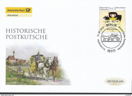 2010  Deutschland  Germany Mi. 2806 FDC . Historische Postkutsche   Viersitzige Postkutsche Nr. 1 (1858) - 2001-2010