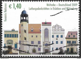 2009 UNO WIEN   Mi. 598 Used UNESCO-Welterbe: Deutschland - Oblitérés