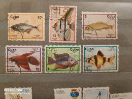 1977	Cuba	Fishes  (F60) - Usados