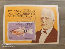 1974	Cuba	Fishes   (F60) - Used Stamps